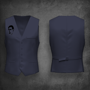 Imran Khan Vest Coat (Black)